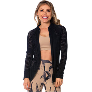 FLEXMEE Activewear: 980010 - See-Through Sports Jacket for Women