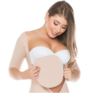 Salome Shapewear: 2507 - Flattening Abdominal Compression Board After Lipo | Tummy Tuck Womens Ab Board Surgery Accessory | Lycra Spandex