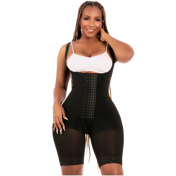BLING SHAPERS 098BF Fajas Colombianas Guitar Shaped Thick Thigh Hourglass  Shapewear for Women Black Ash XS at  Women's Clothing store