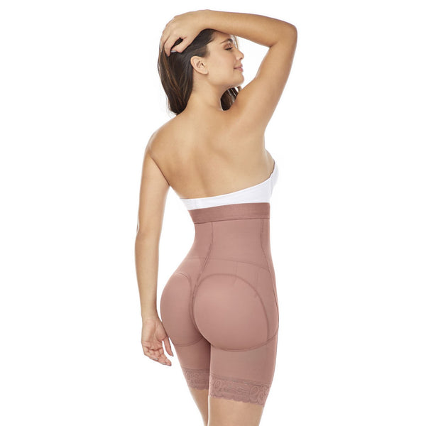 Fajas MariaE FC304 Fajas Colombianas Mid-Thigh Strapless Butt Lift Sha -  Showmee Store