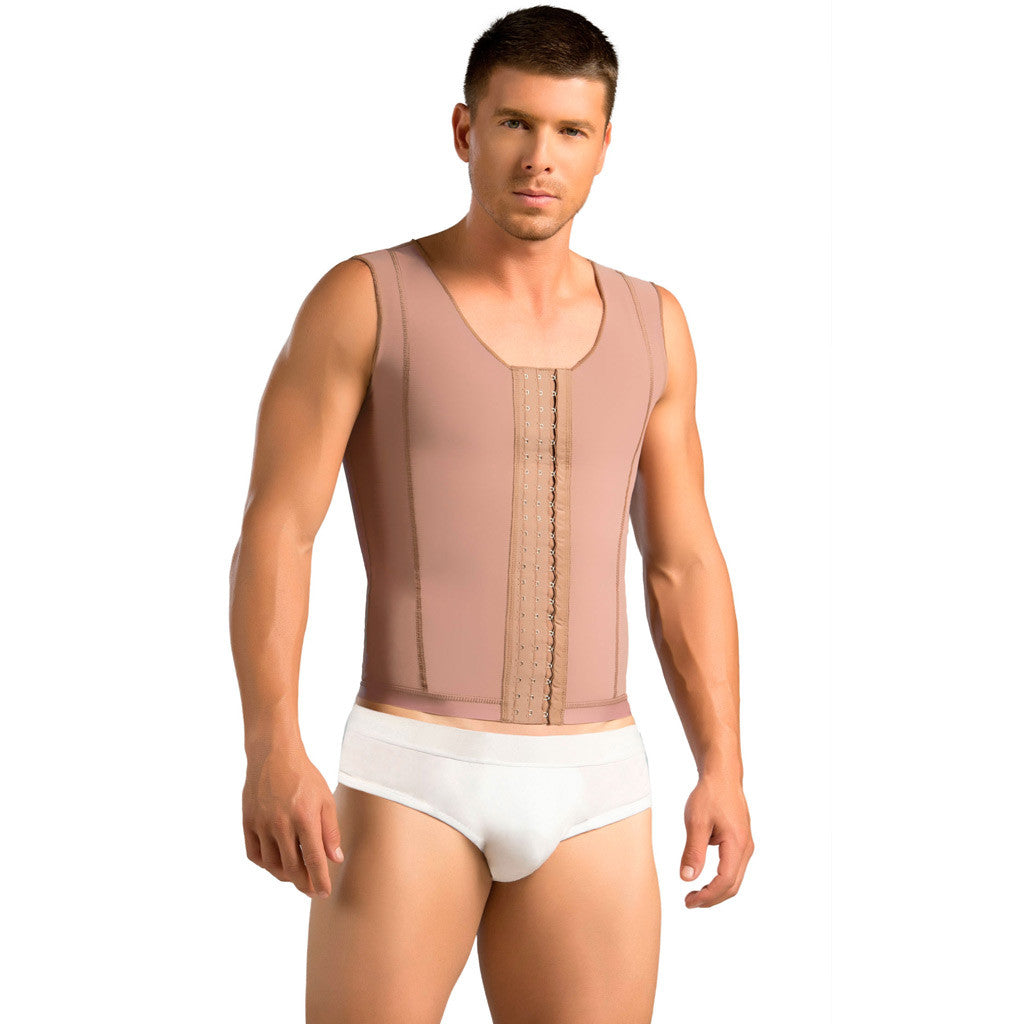 D'Prada Shapewear: 17 - Compression Vest with Hooks for Men - Showmee Store