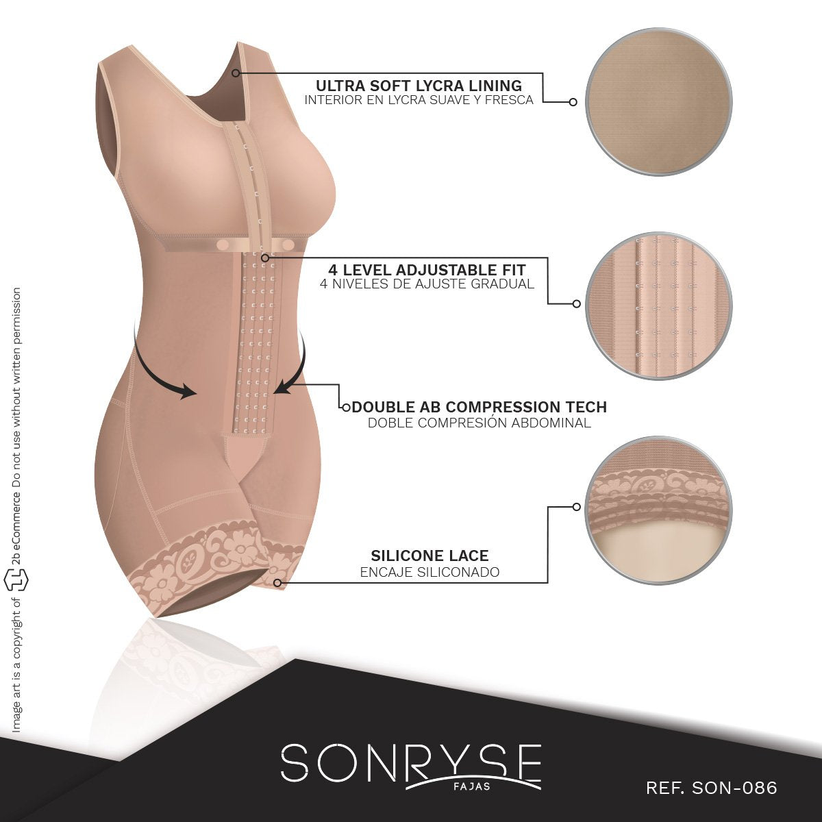 Buy Sonryse Fajas Post Surgery Compression Colombian Girdles