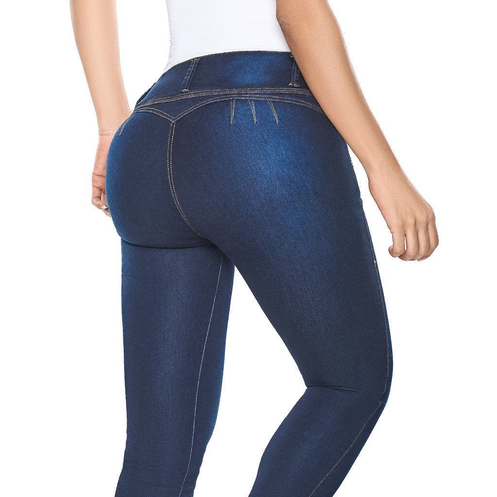 Lt. Rose Jeans: 2018 - Jeans Colombianos Levanta Cola Blue Denim Butt -  Showmee Store