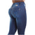 Lt. Rose Jeans: AS3B01 - Medium Blue Mid Rise Skinny Jeans