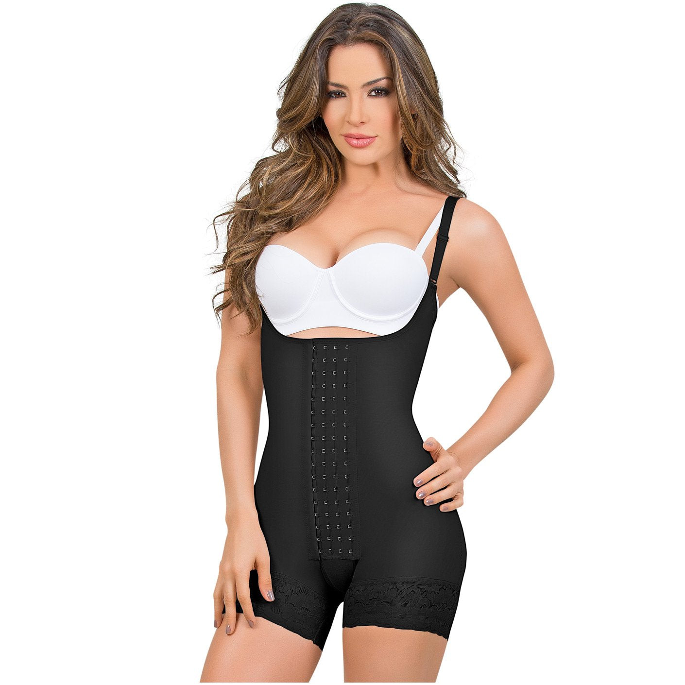 Fajas MariaE FC304 Colombian Daily Use Mid-Thigh Strapless Faja