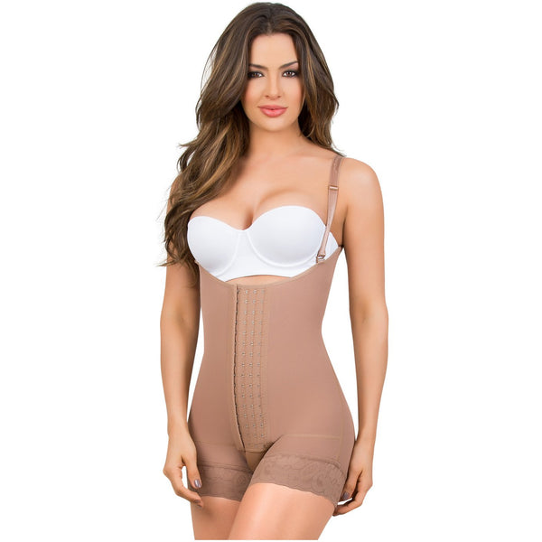 Womens Open Bust Thong Bodysuit Shapewear Waist Trainer Corset Firm Tummy  Control Body Shaper Butt Lifting Control Panties (Beige S) : :  Clothing, Shoes & Accessories