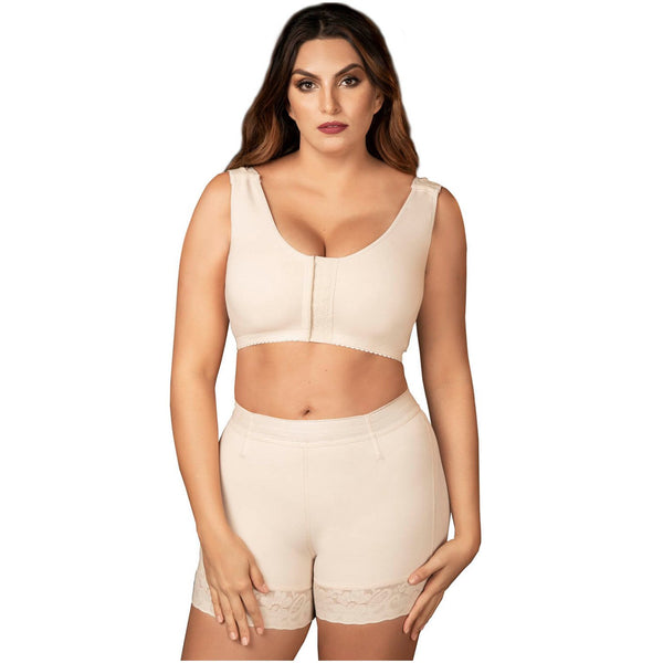 María E Shapewear: 9382 - Post Surgical Under Knees Shapewear with Wid -  Showmee Store