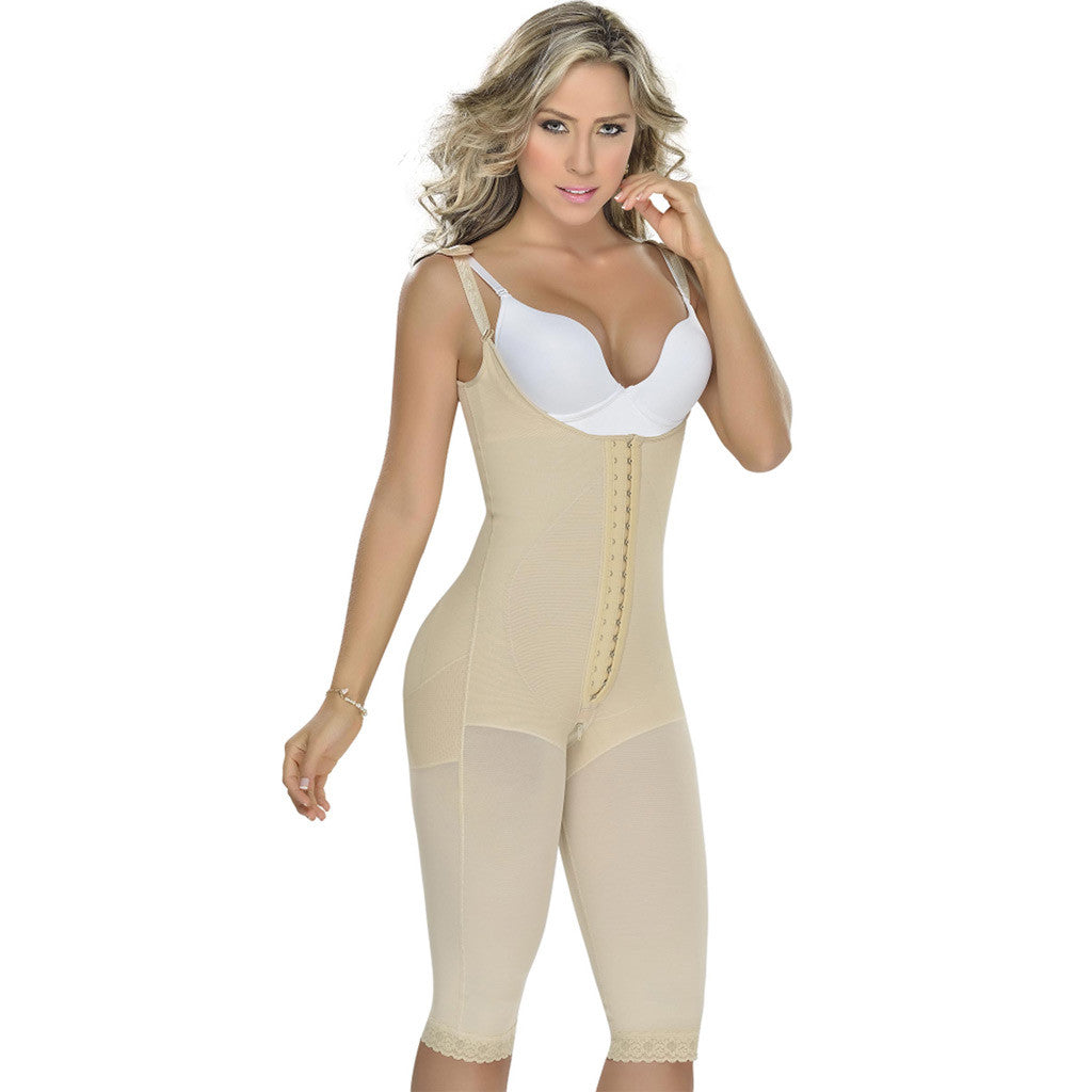 M&D Shapewear: 0078 - Above Knees Long Shaping Compression Garment - Showmee Store