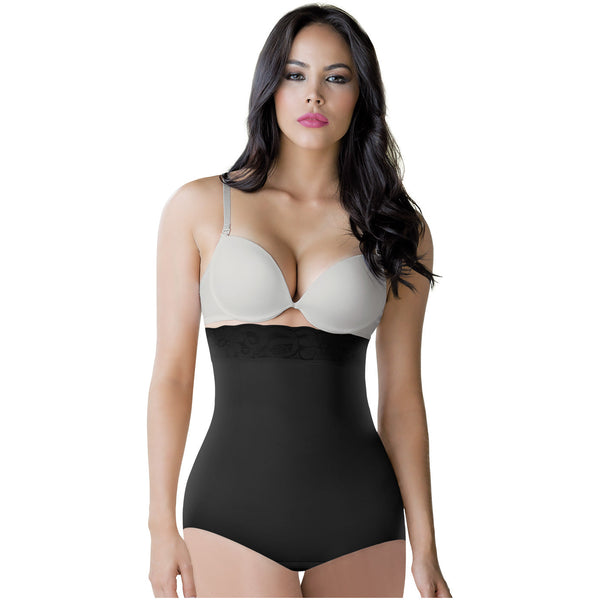 Body Suit For Women With Silicone Band Gusset Opening With Hooks