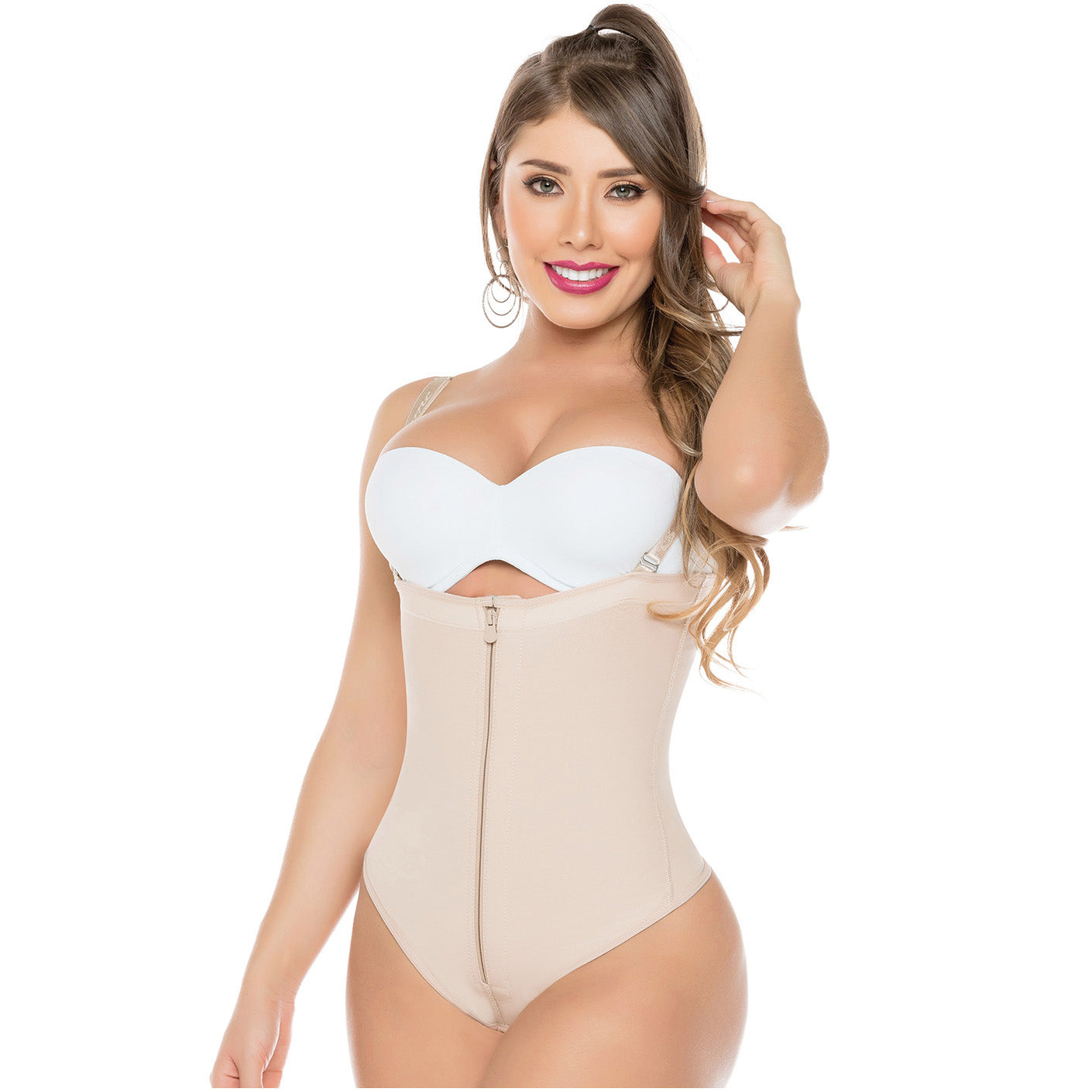 Butt Lifting Shapewear Bodysuit for Women Tummy Control Fajas Butt Lifter  Panties Slim Body Shaper Waist Trainer Underwear (Color : Skin, Size :  Large) : : Clothing, Shoes & Accessories
