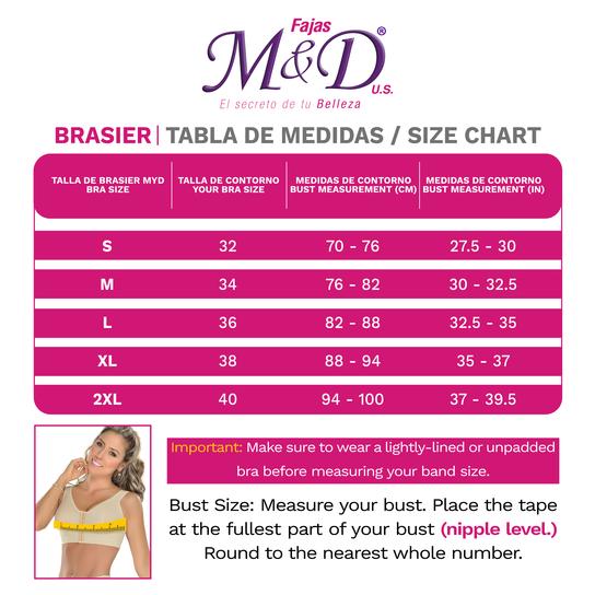 M&D Shapewear: 0016 - Surgical Breast Augmentation Bra / Powernet
