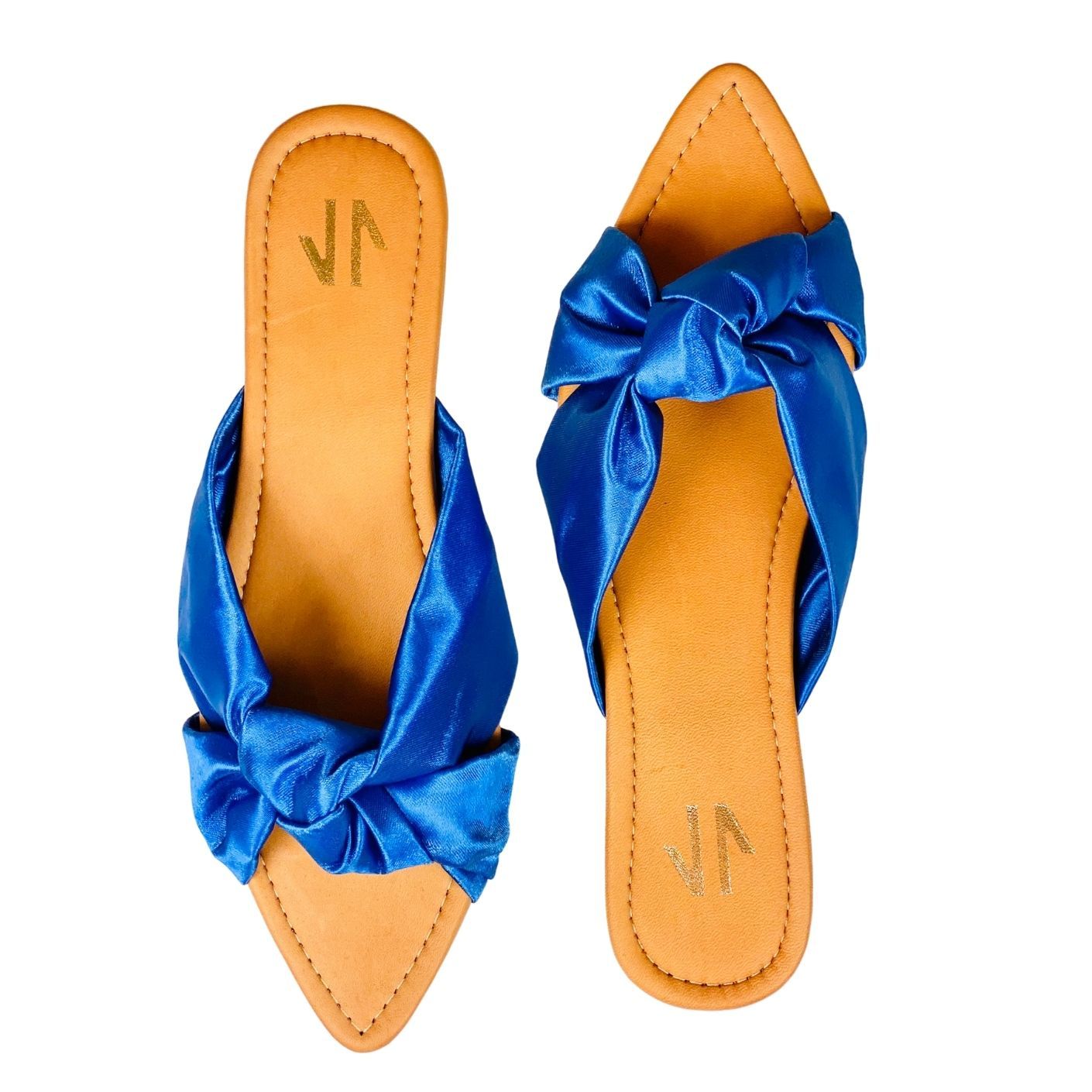 Silvia Cobos LOVE Flat Sandals in Blue